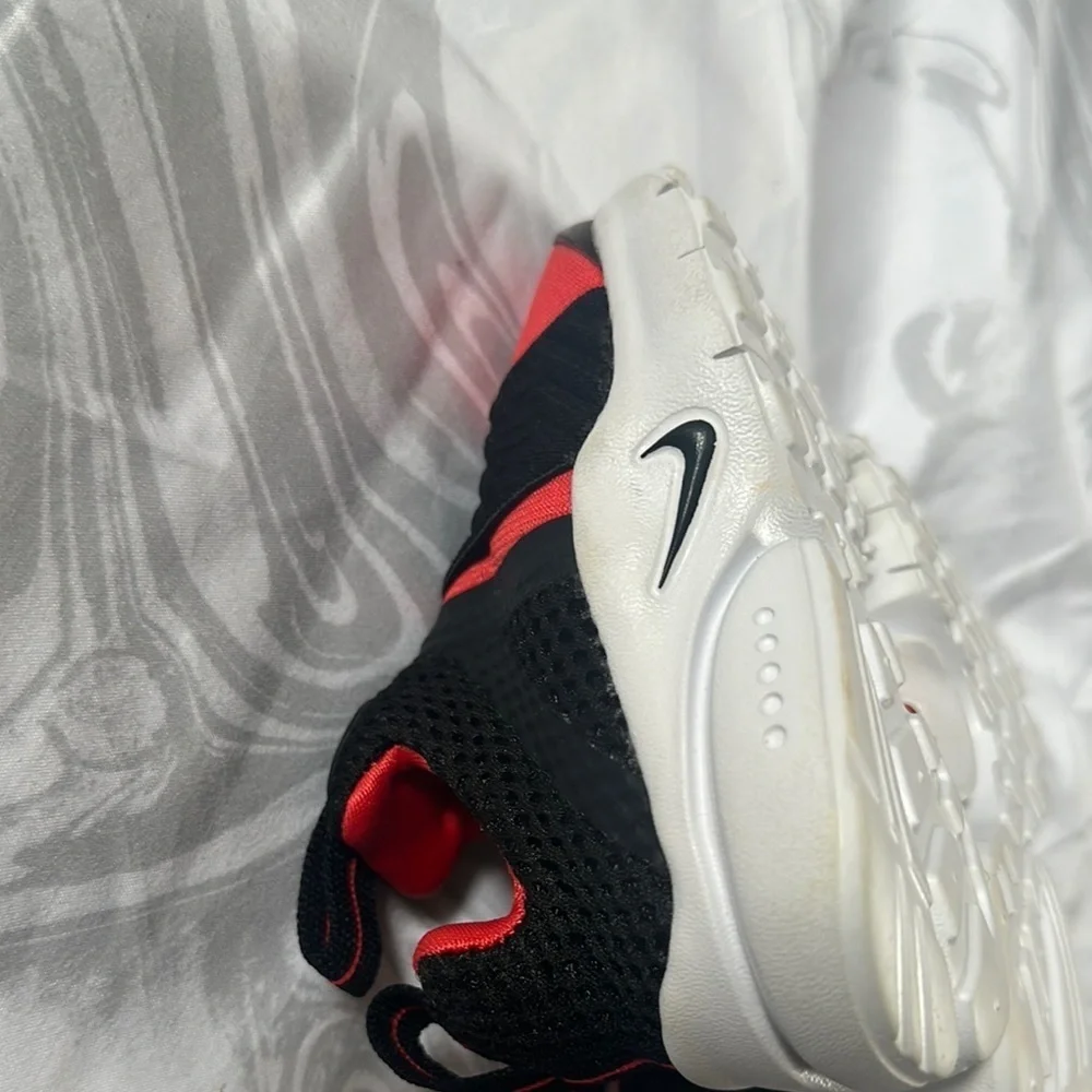 Nike Red and Black Sneakers with Slip-On Design